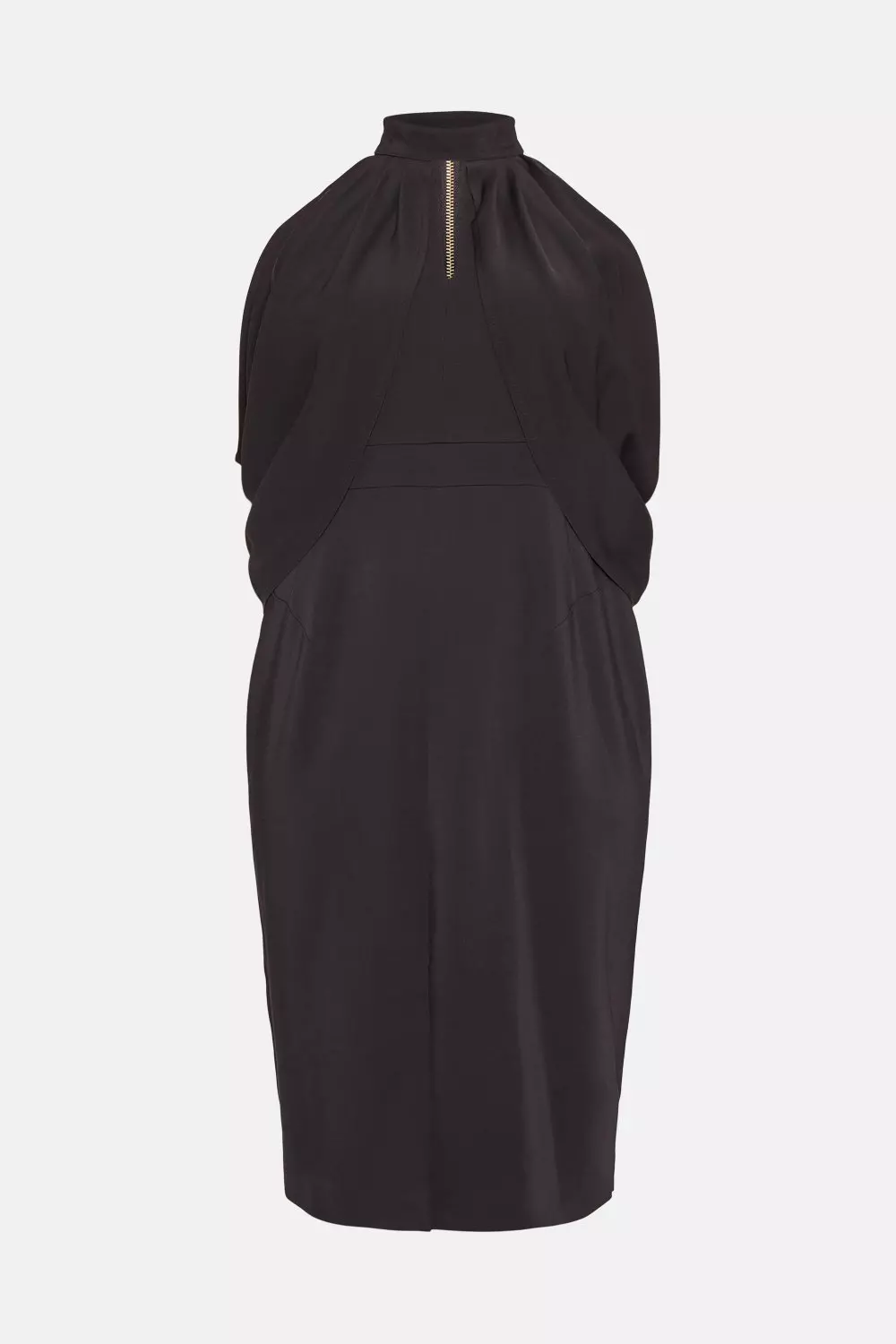 Plus Size Stretch Viscose Cold Shoulder Dress | Karen Millen