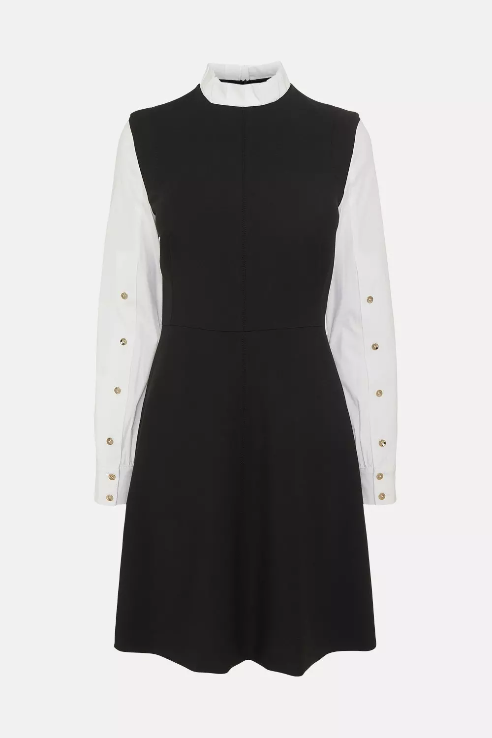 Karen millen black and white dress clearance