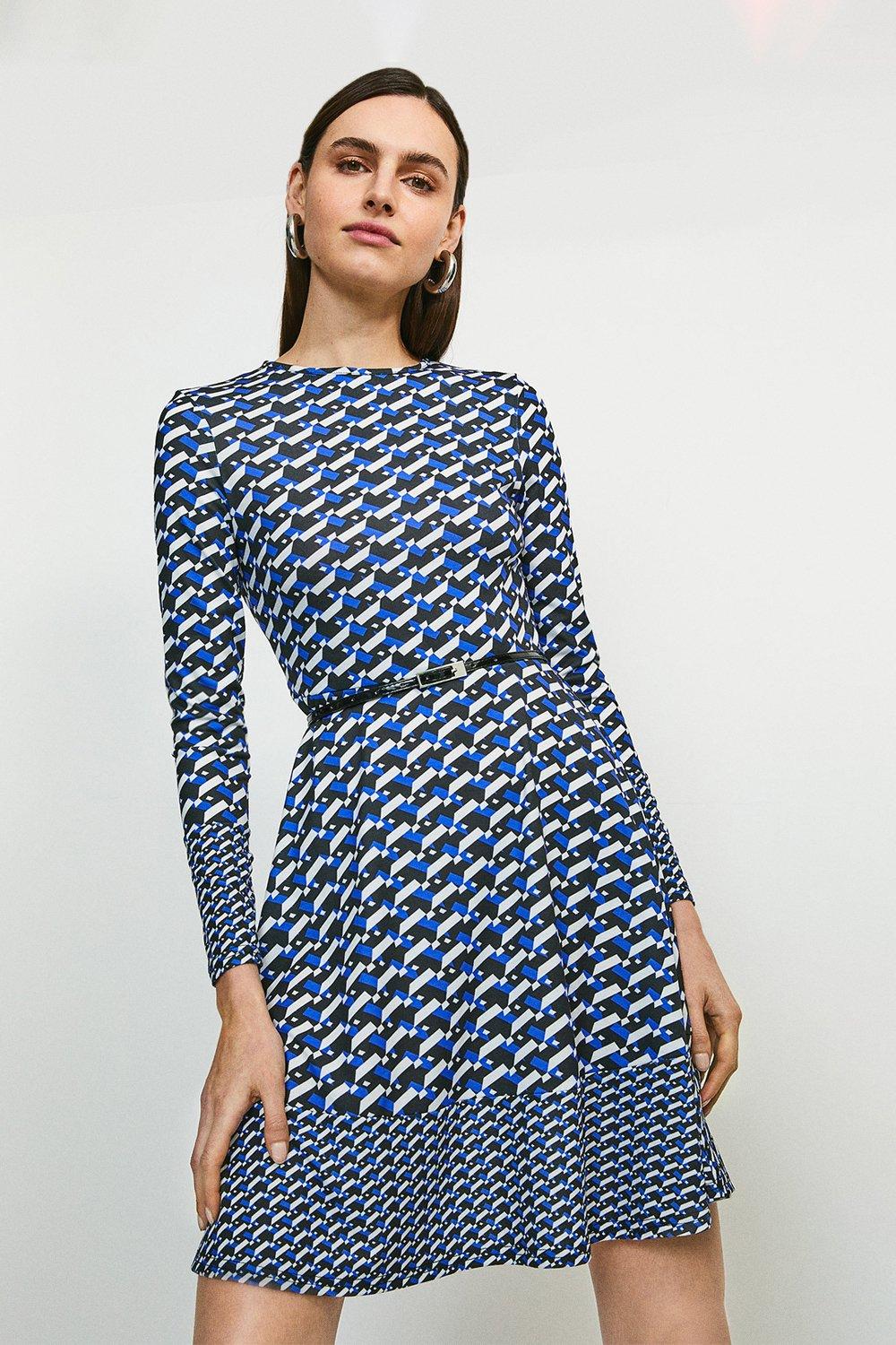 Karen millen geometric dress hotsell