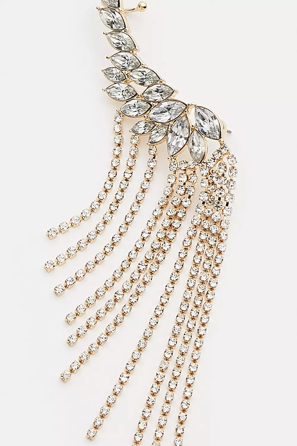 【KAREN MILLEN】14kt ゴールド クリスタル ソリティア ピアス KAREN MILLEN】14kt ゴールド クリスタル ソリティア ピアス ピアス