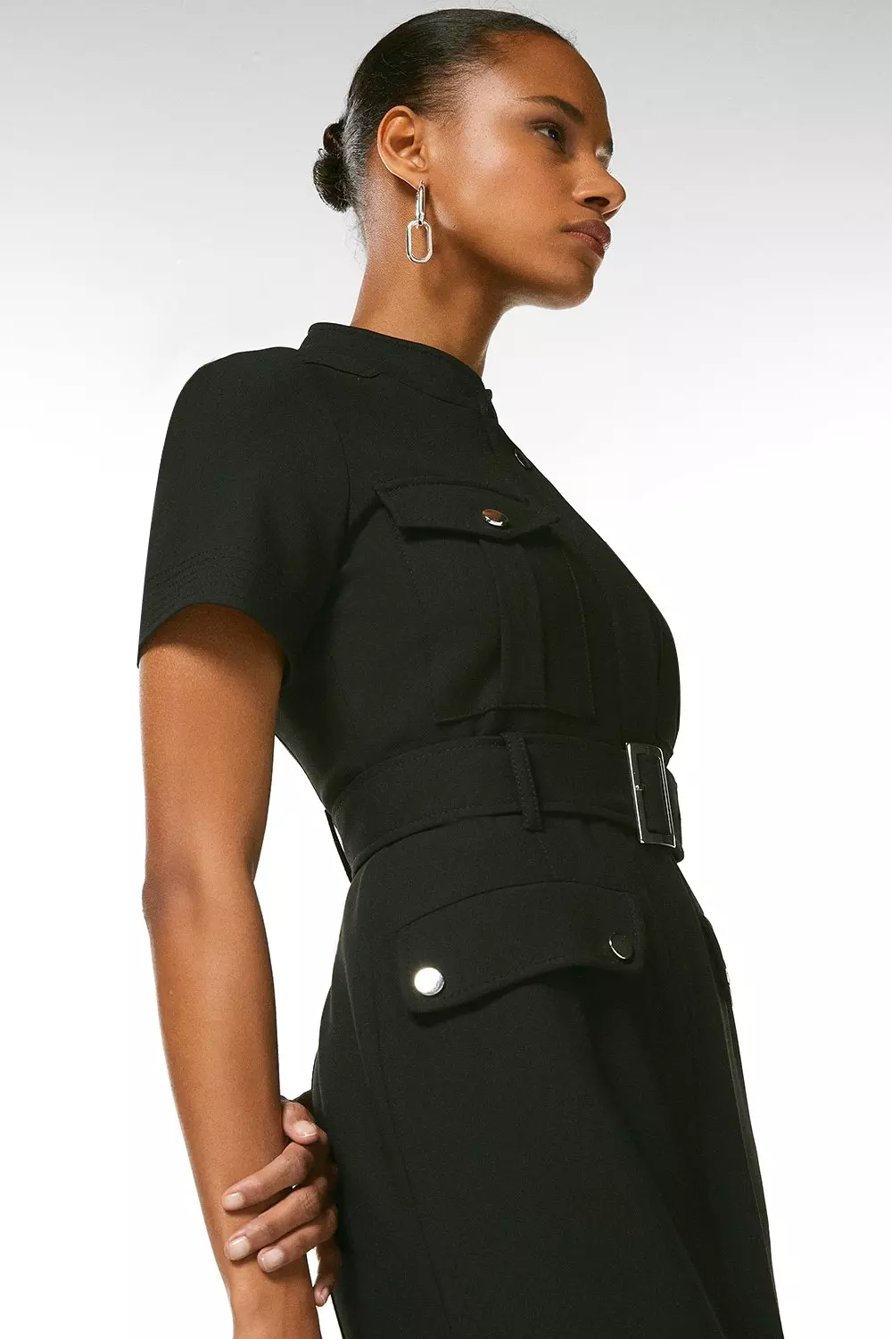 Black dress with pockets online