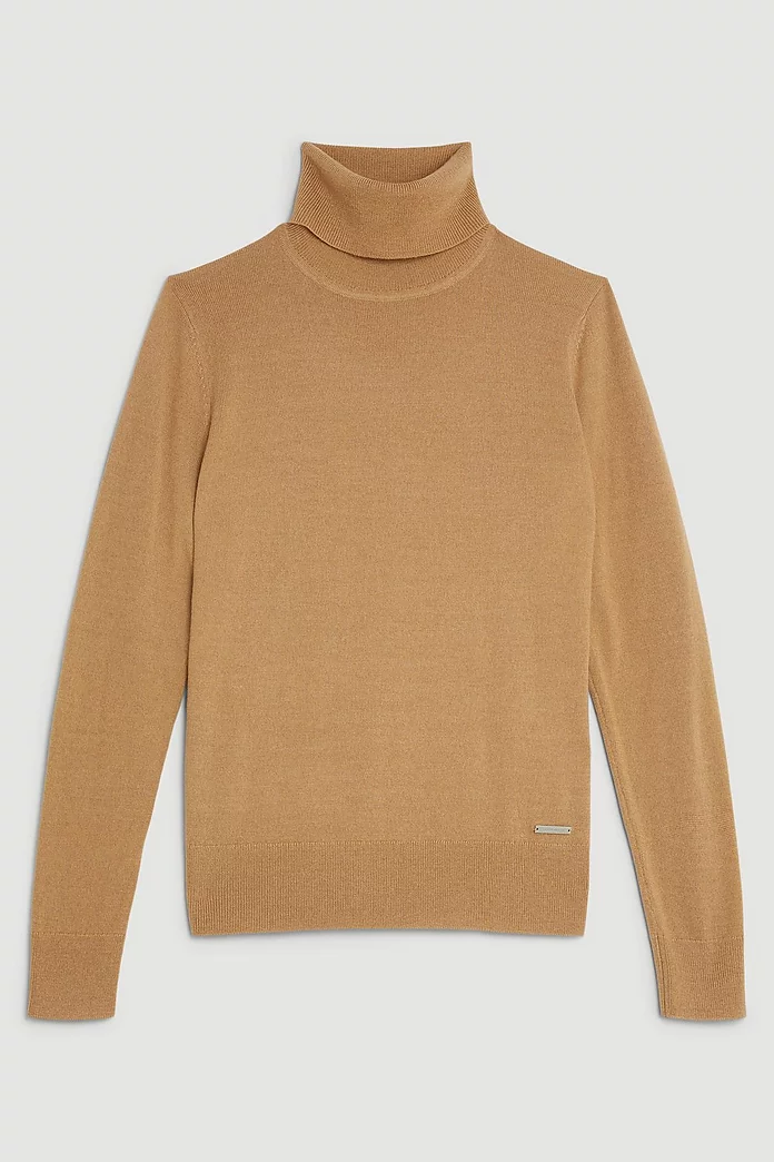 Merino Wool Turtleneck Sweater | Karen Millen Merino Wool Turtleneck Sweater | Karen Millen