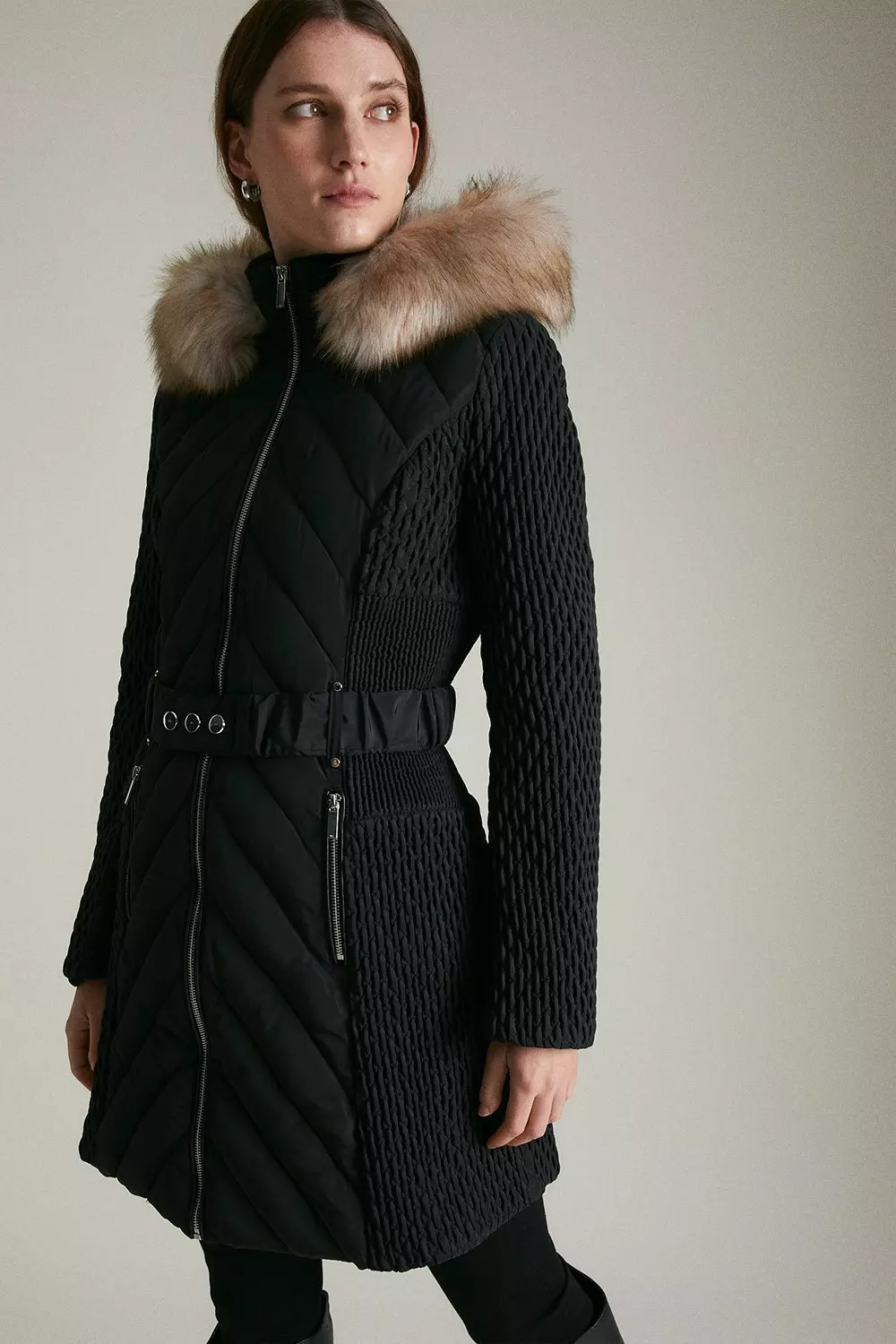 Karen millen winter coats on sale