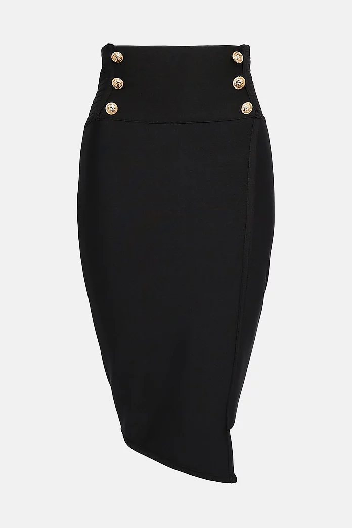 Military High Waisted Bandage Pencil Skirt | Karen Millen Military High Waisted Bandage Pencil Skirt | Karen Millen