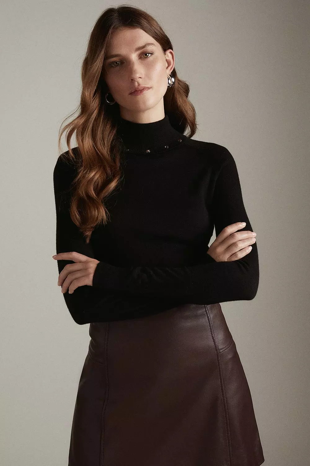 Karen millen roll neck jumper best sale