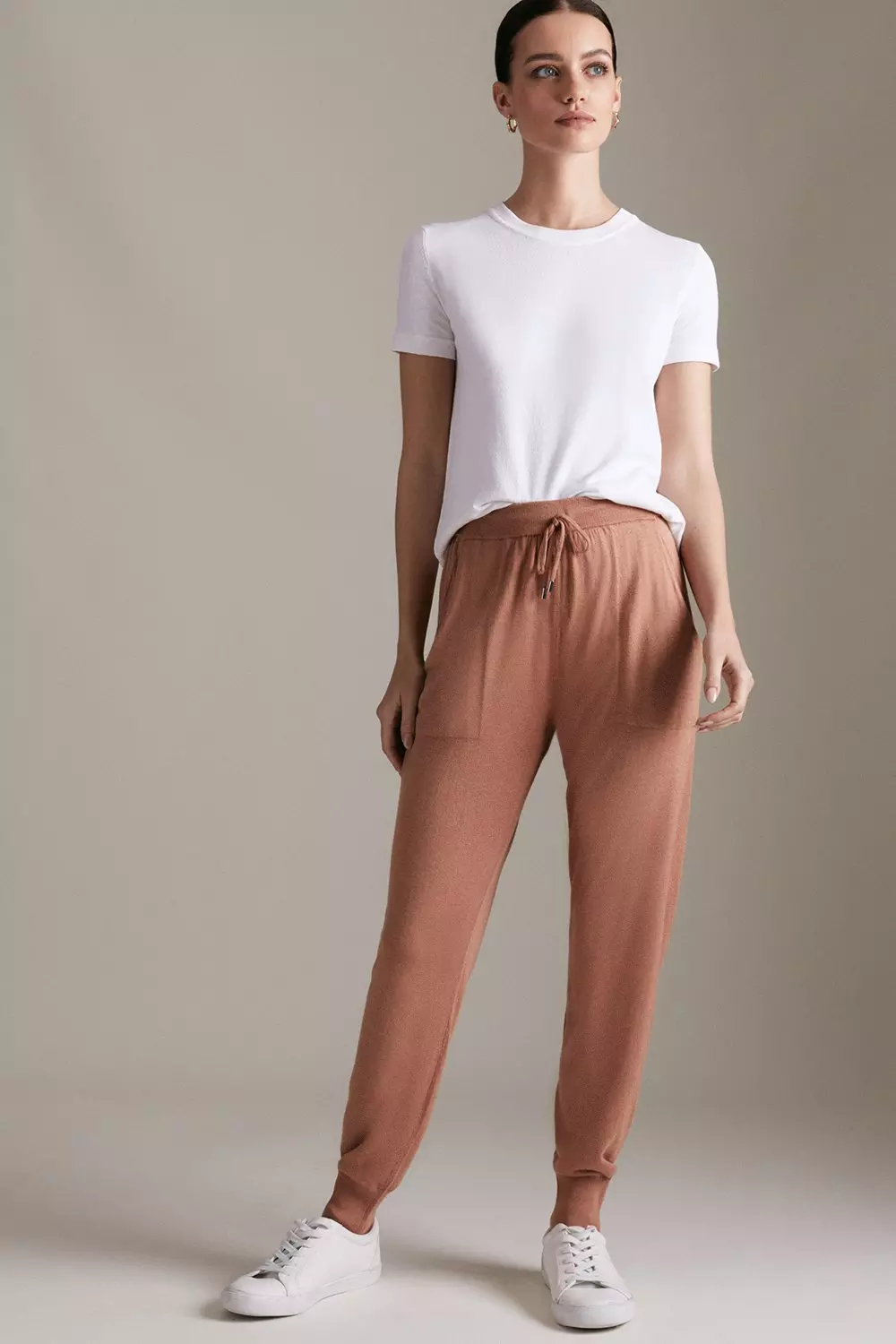 Petite cashmere joggers on sale