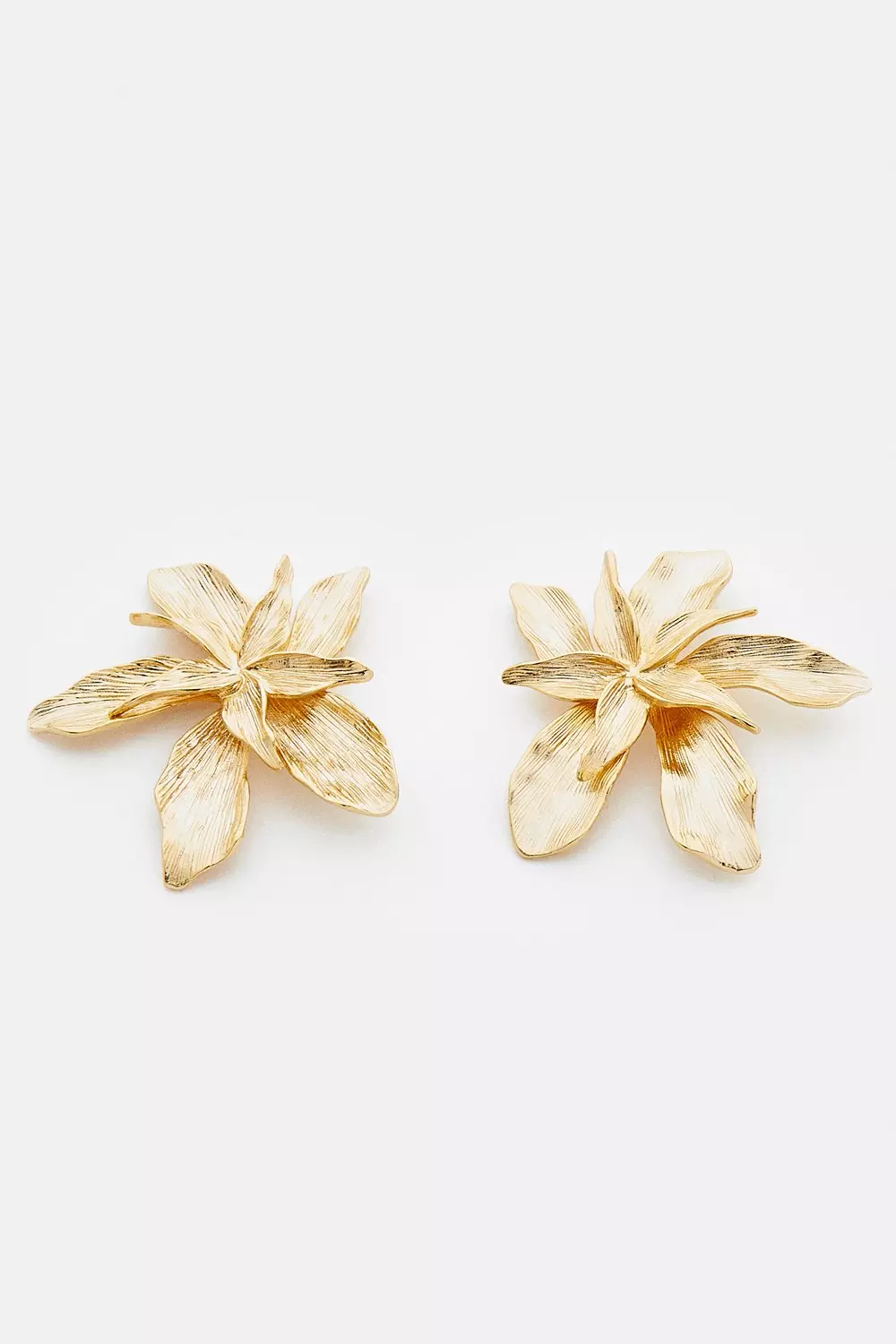 【Karen Millen】ゴールド フローラル スタッド イヤリング Gold Plated Flower Earrings | Karen Millen