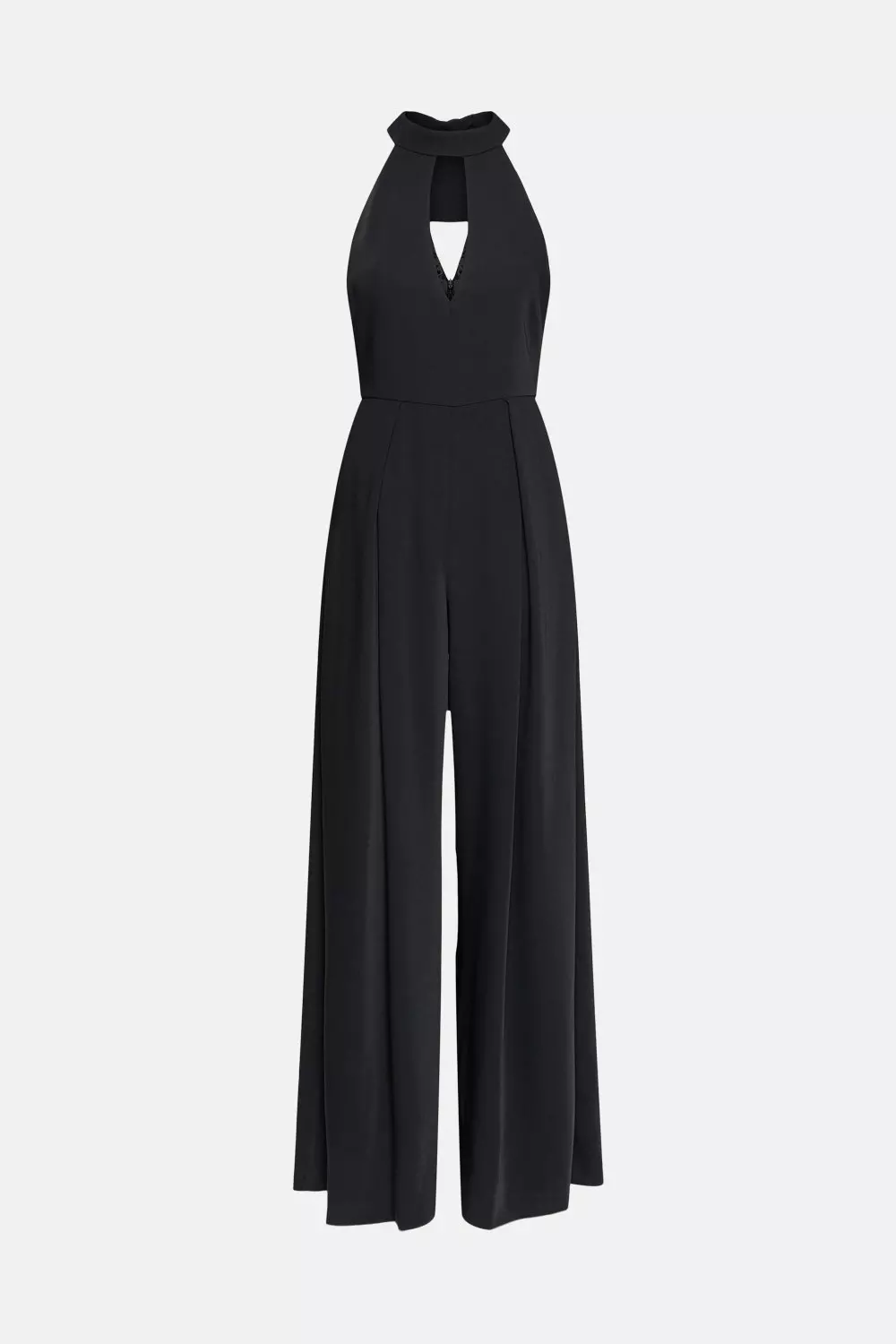 Soft Tailored Halter Neck Wide Leg Jumpsuit Karen Millen