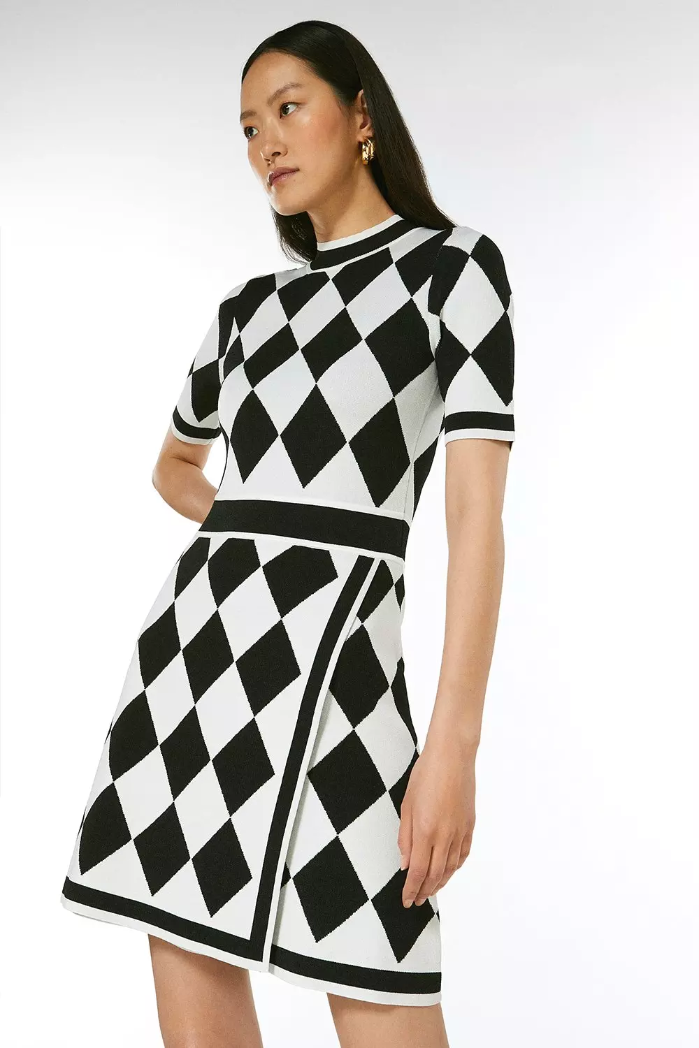 Karen millen tartan dress best sale