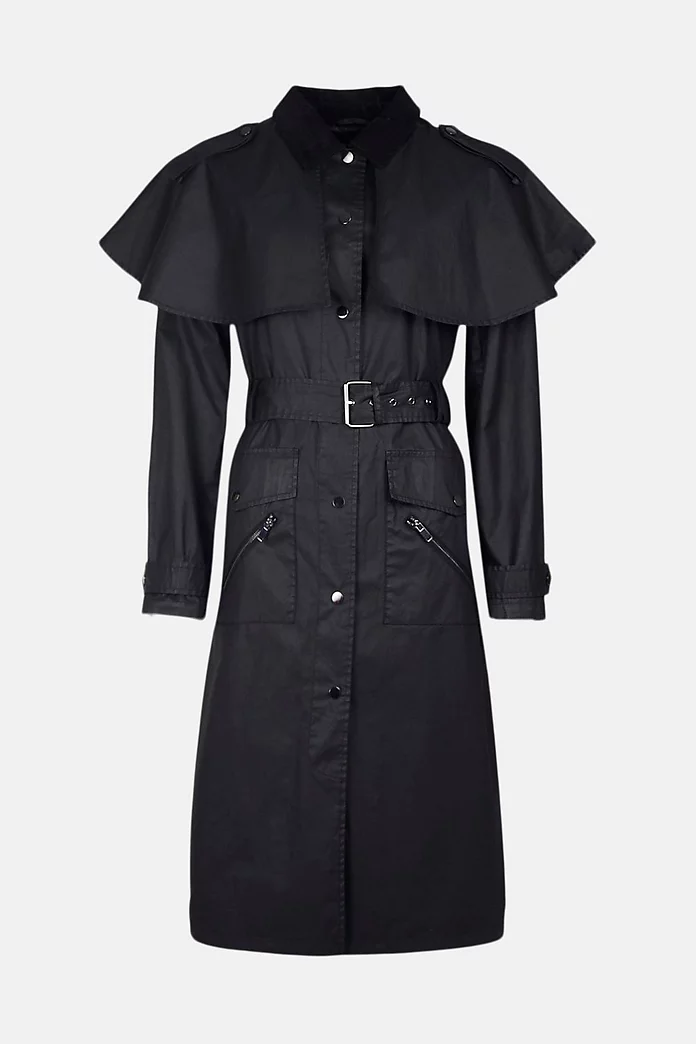 Storm Flap Trench Coat | Karen Millen Storm Flap Trench Coat | Karen Millen