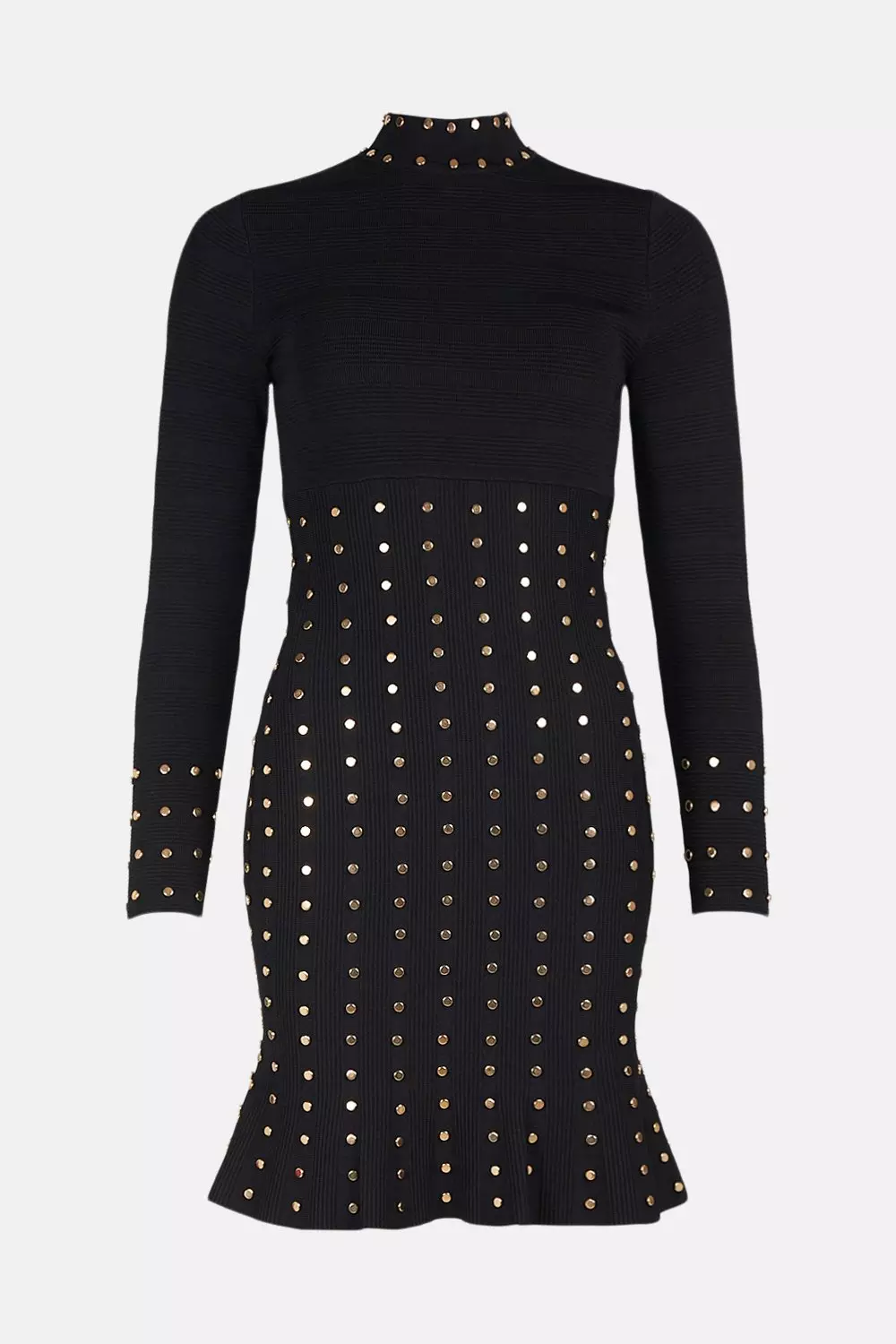 Karen millen stud embellished bodycon dress on sale