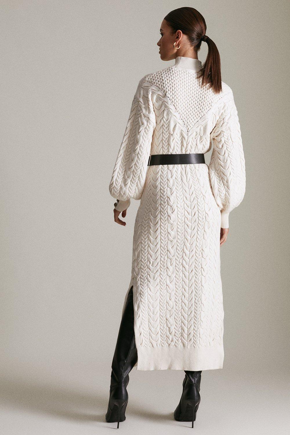 cream-petite-cable-knit-belted cream-petite-cable-knit-belted