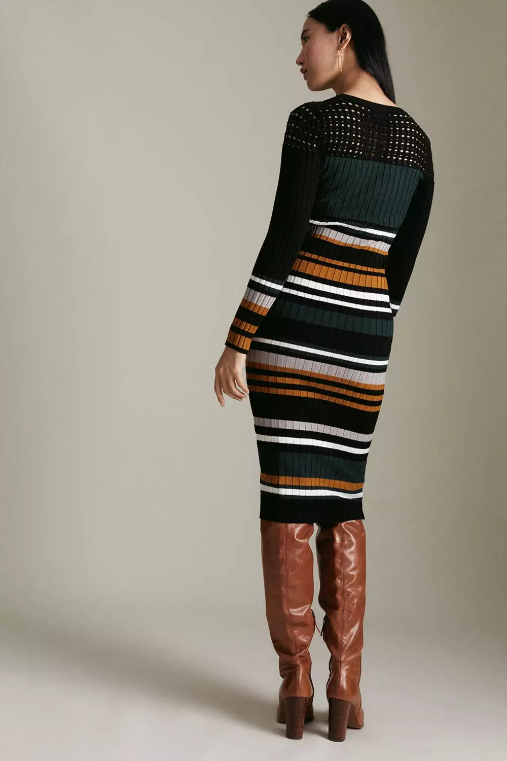Karen millen ribbed knit bodycon dress outlet