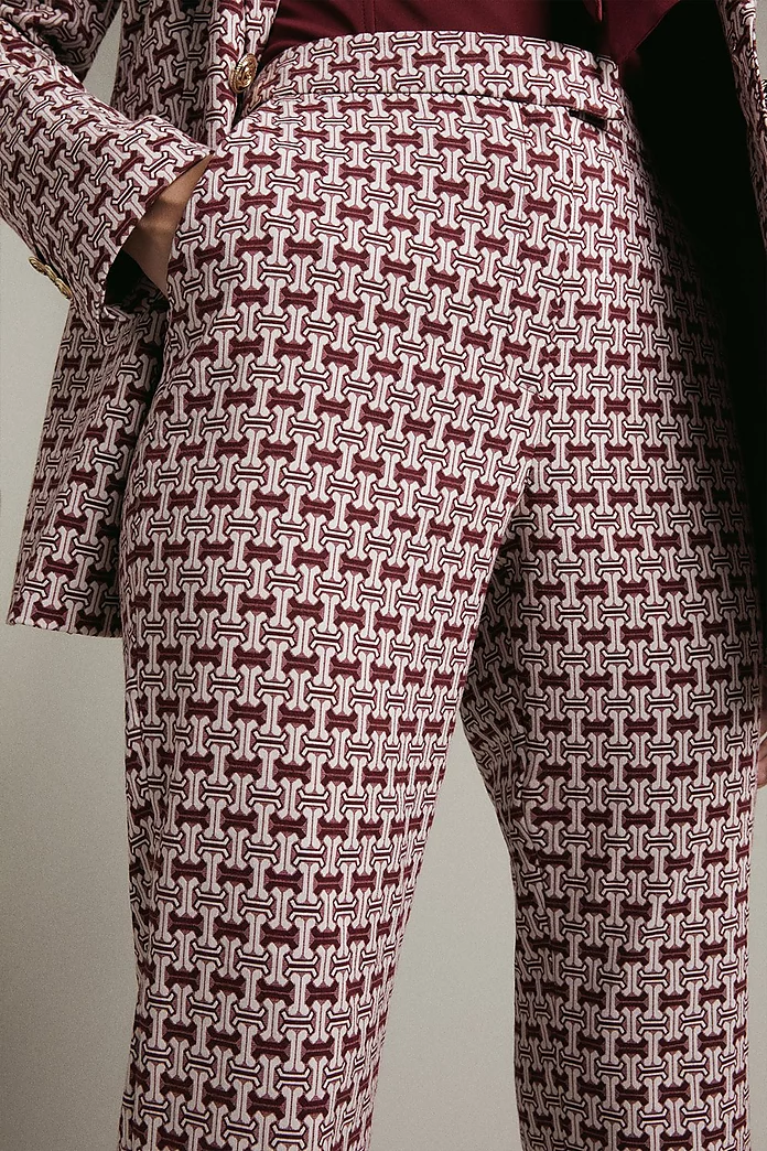 Stretch Jacquard Pants Stretch Jacquard Pants