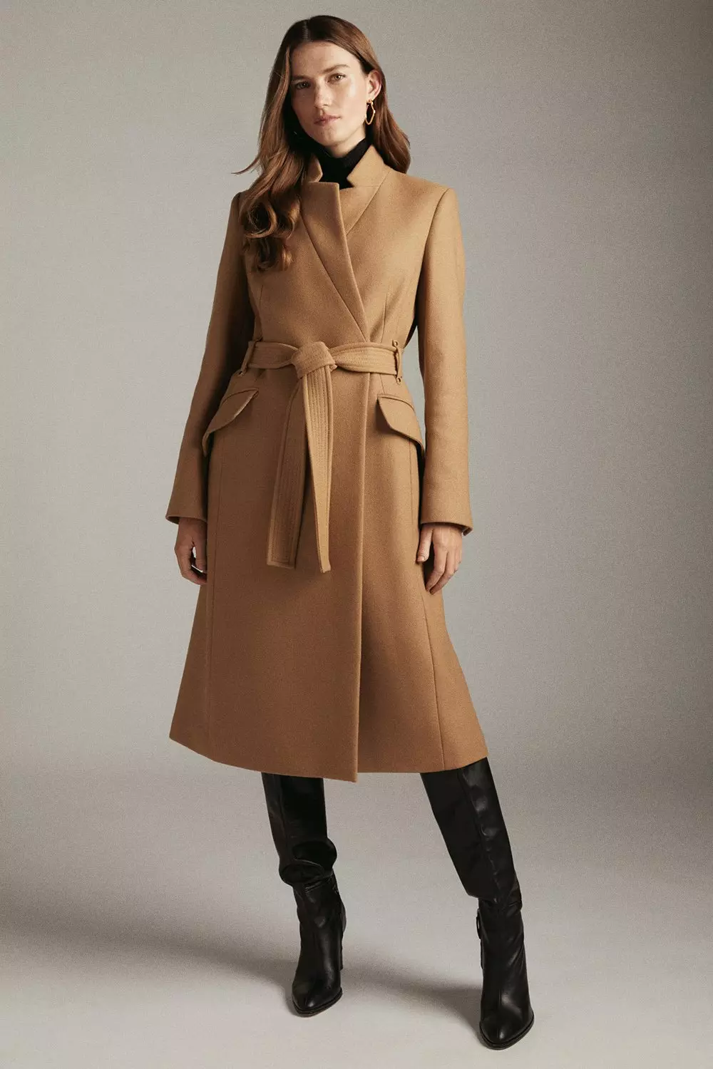 Karen millen investment wrap coat hotsell