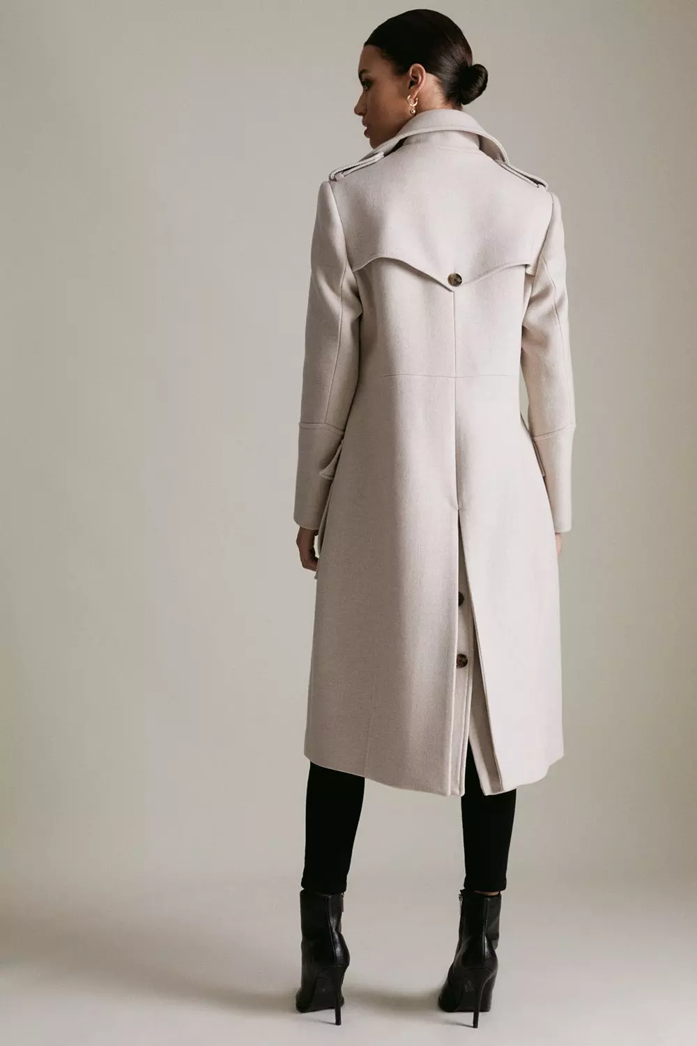 Lydia Millen Petite Italian Wool Blend Coat Karen Millen