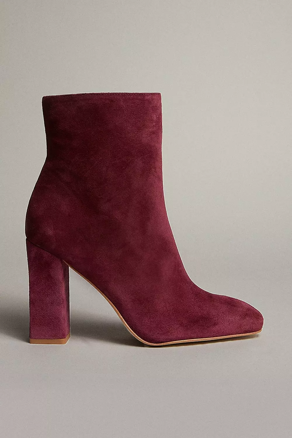 Karen Millen Suede/Patten Leather Rubber Heel orders Boot