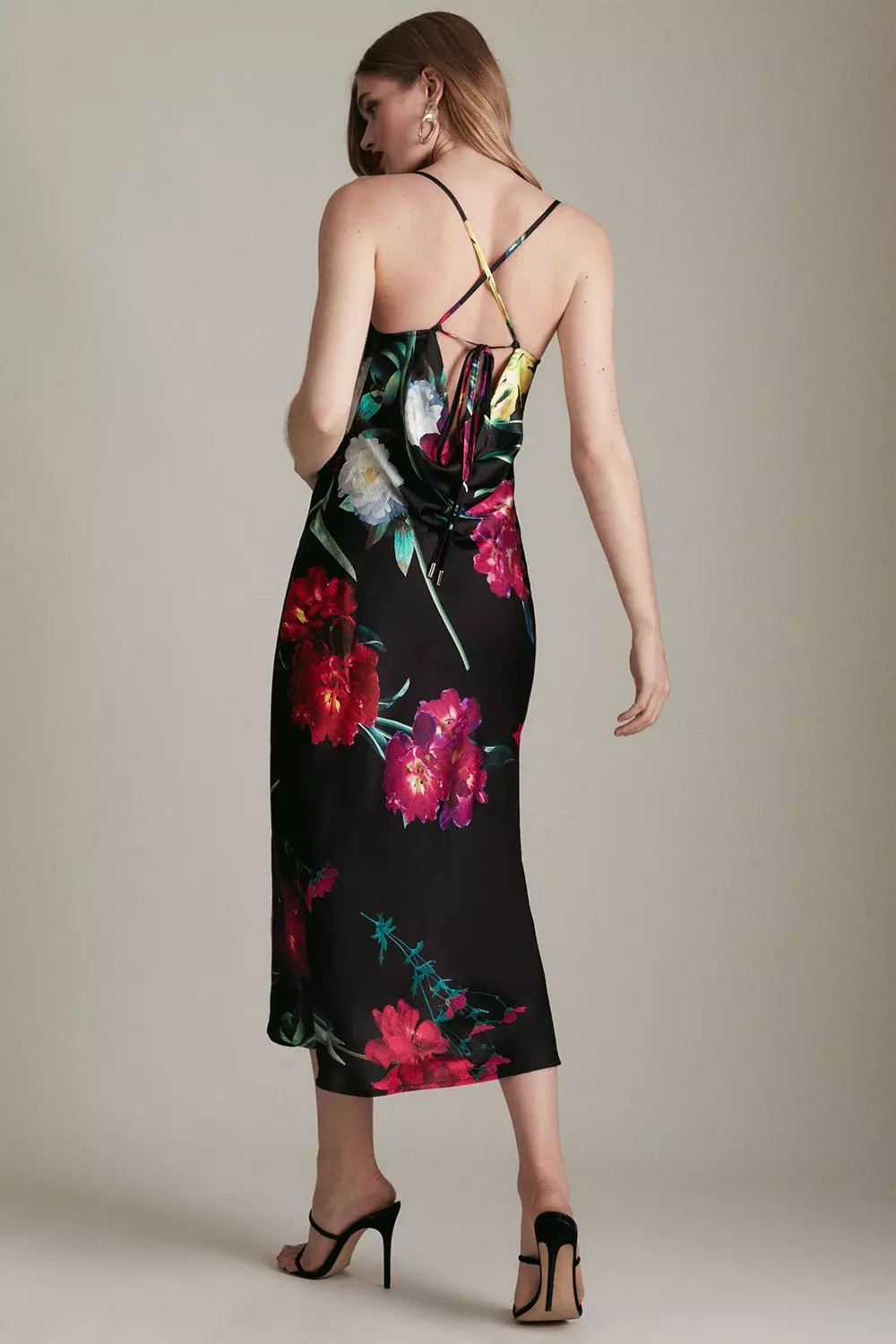 Midi slip dress floral hotsell