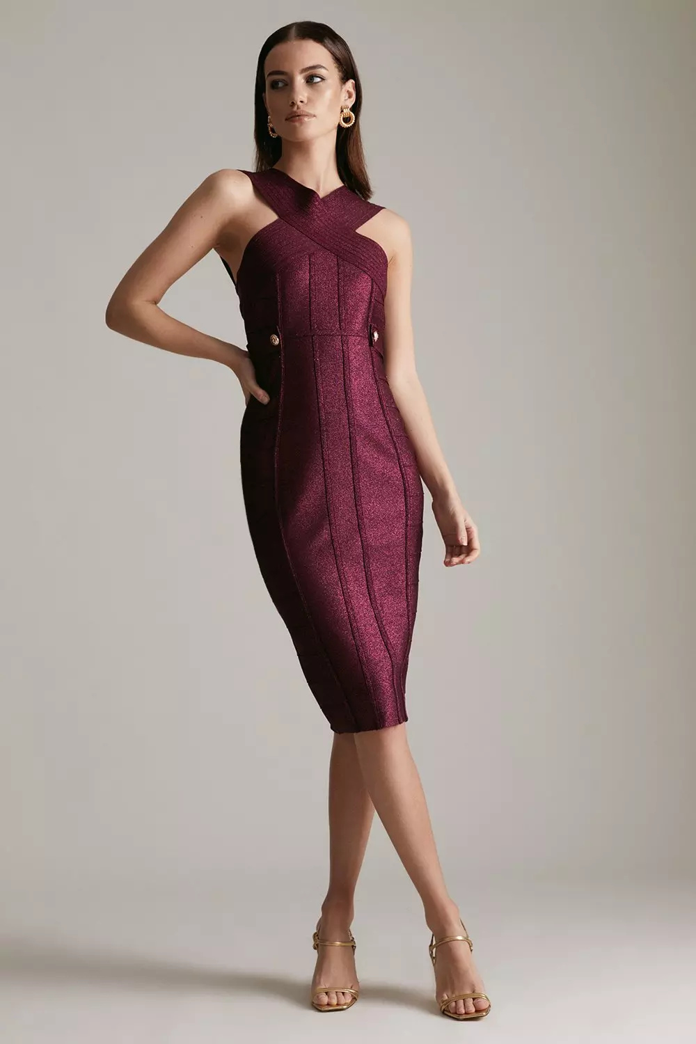 Sparkly bandage dress online