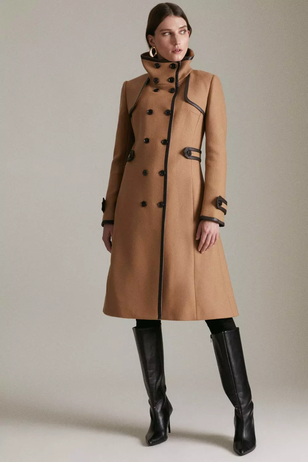 Karen millen camel coat online