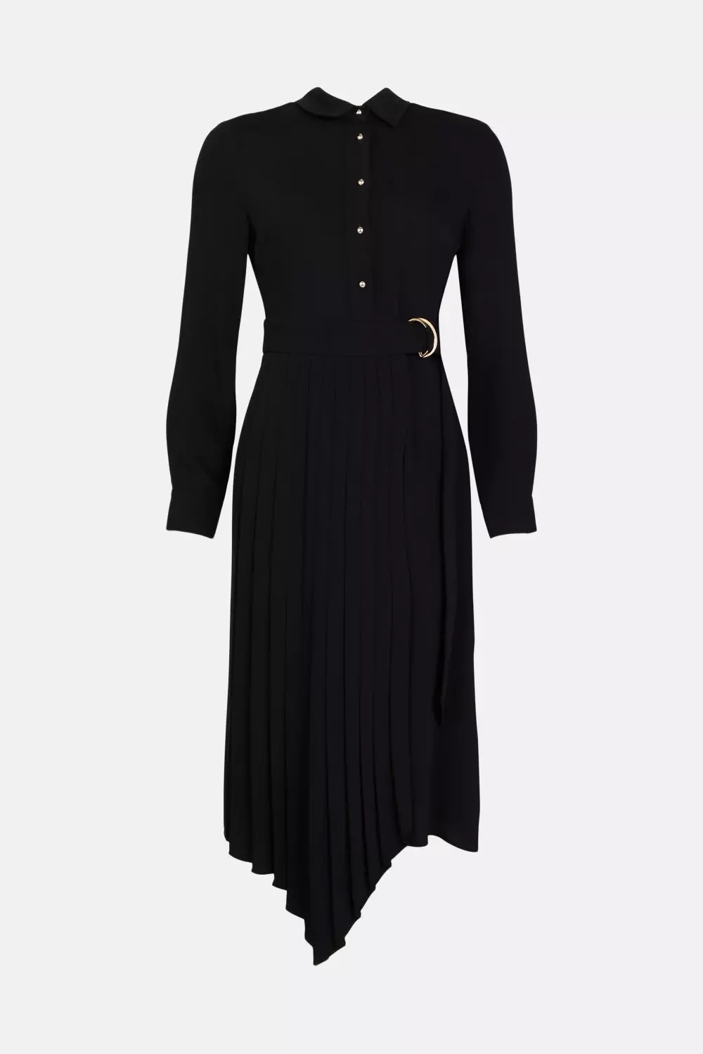 Karen millen black long sleeve dress hotsell