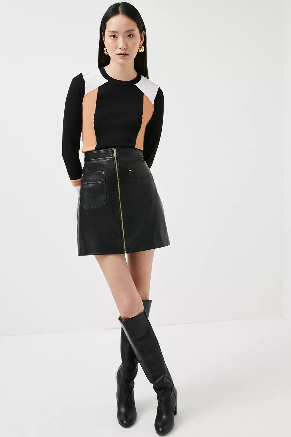Karen silk knit tops
