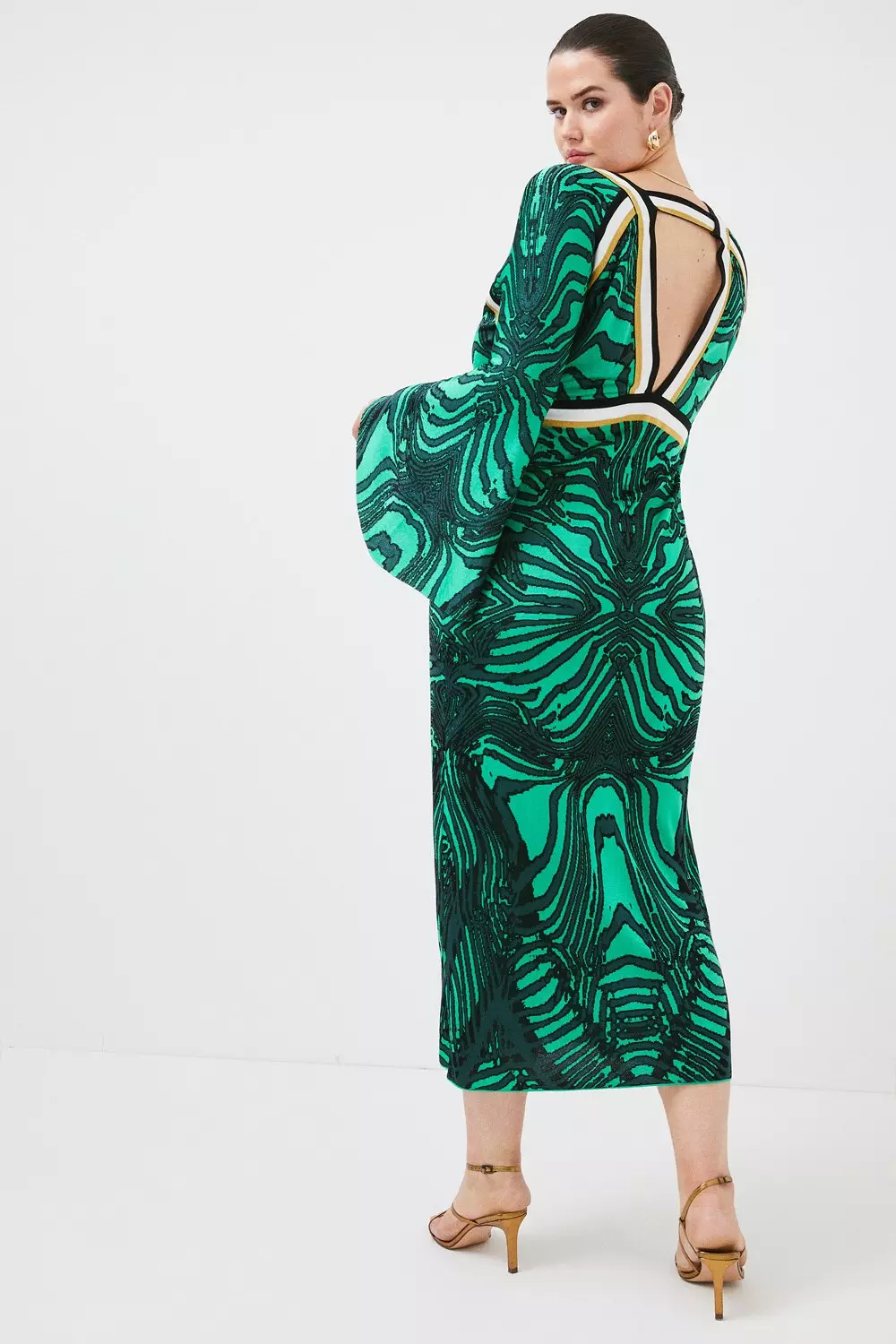 Karen millen zebra dress hotsell