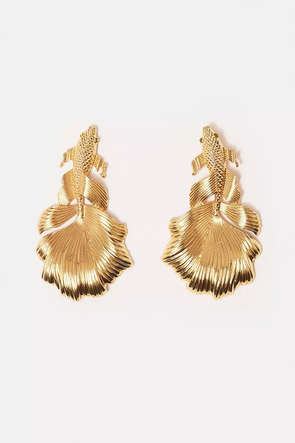 関税送料込★【KAREN MILLEN】ゴールドメッキキルティングピアス KAREN MILLEN Gold Plated Quilted Stud Earrings | endource