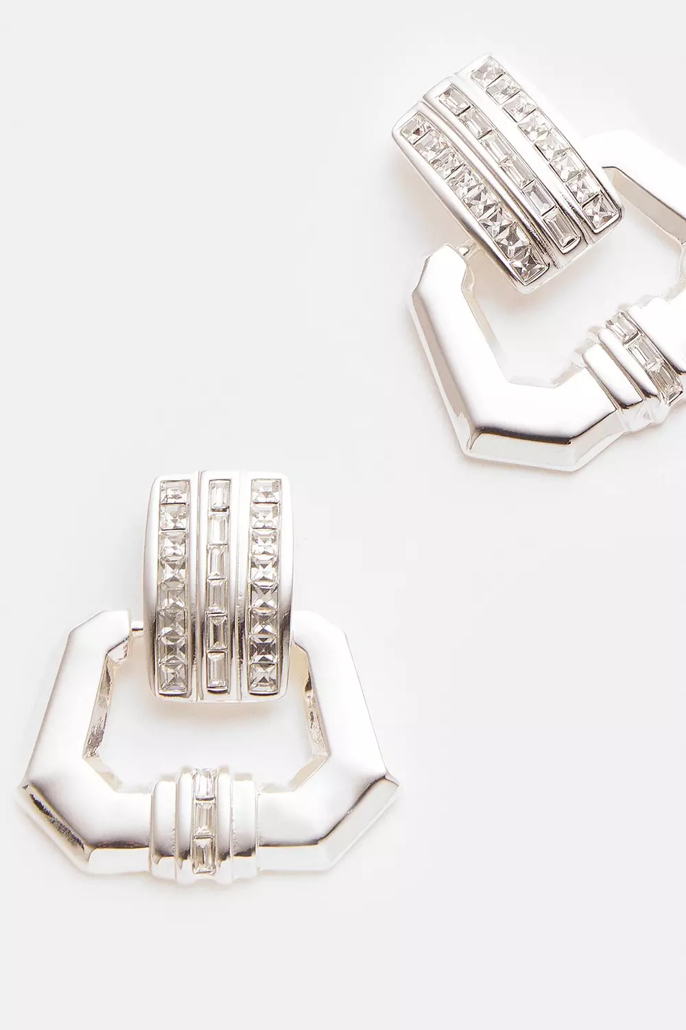 Silver Statement Earrings | Karen Millen