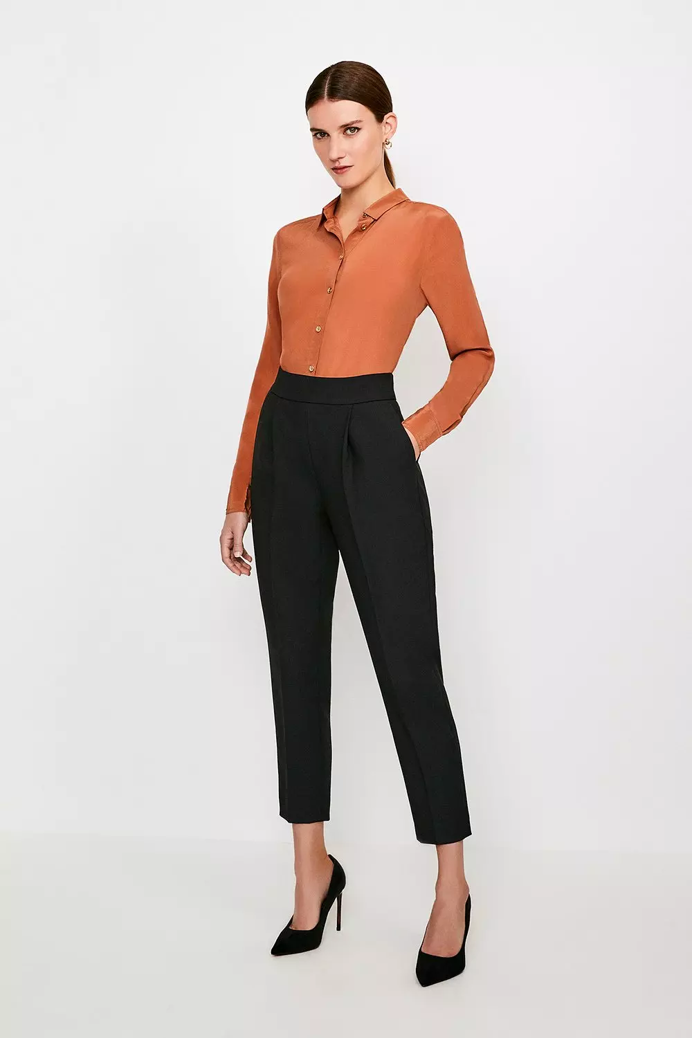 High Waisted Dress Pants Karen Millen