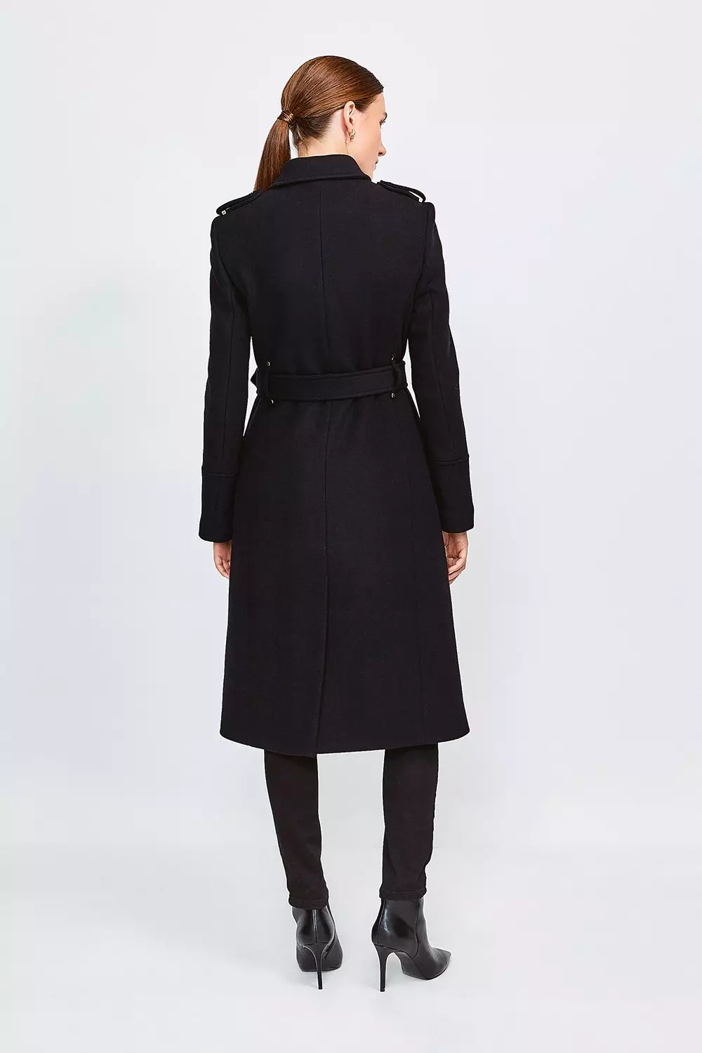 Ka na ta”Harf Trench Coat Balck” | Lapel online store