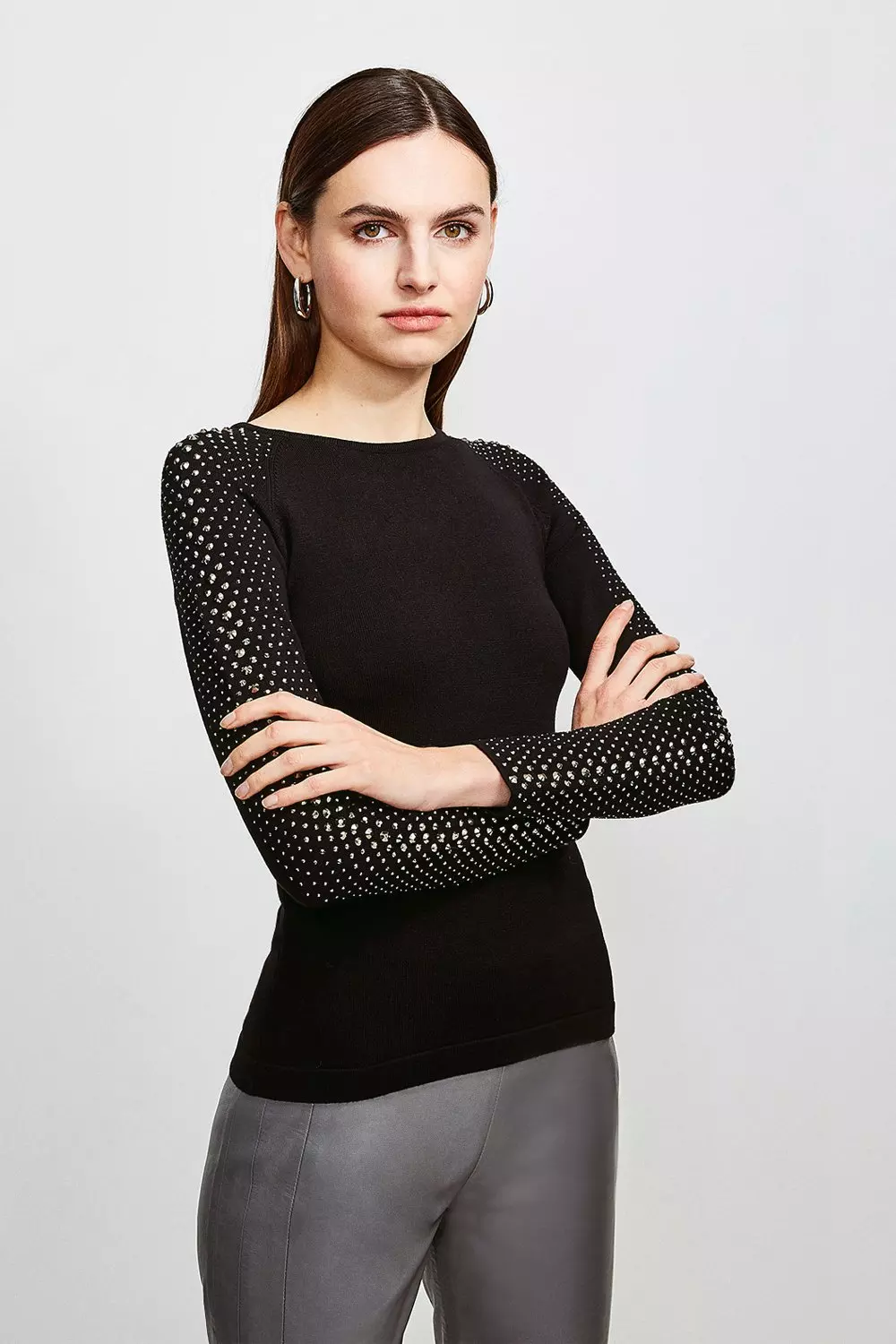 Karen millen studded sweater store
