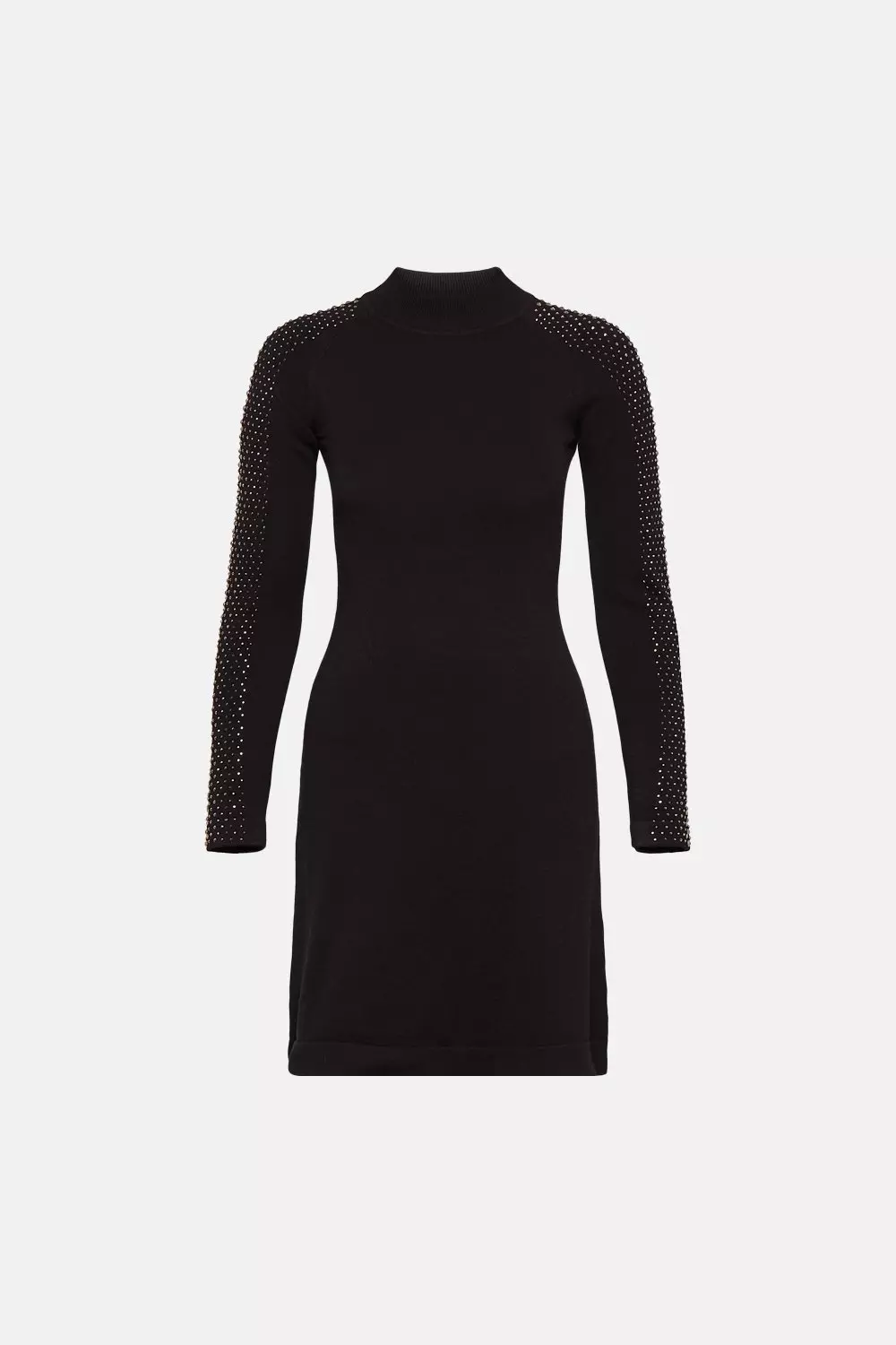 Karen millen black studded dress best sale