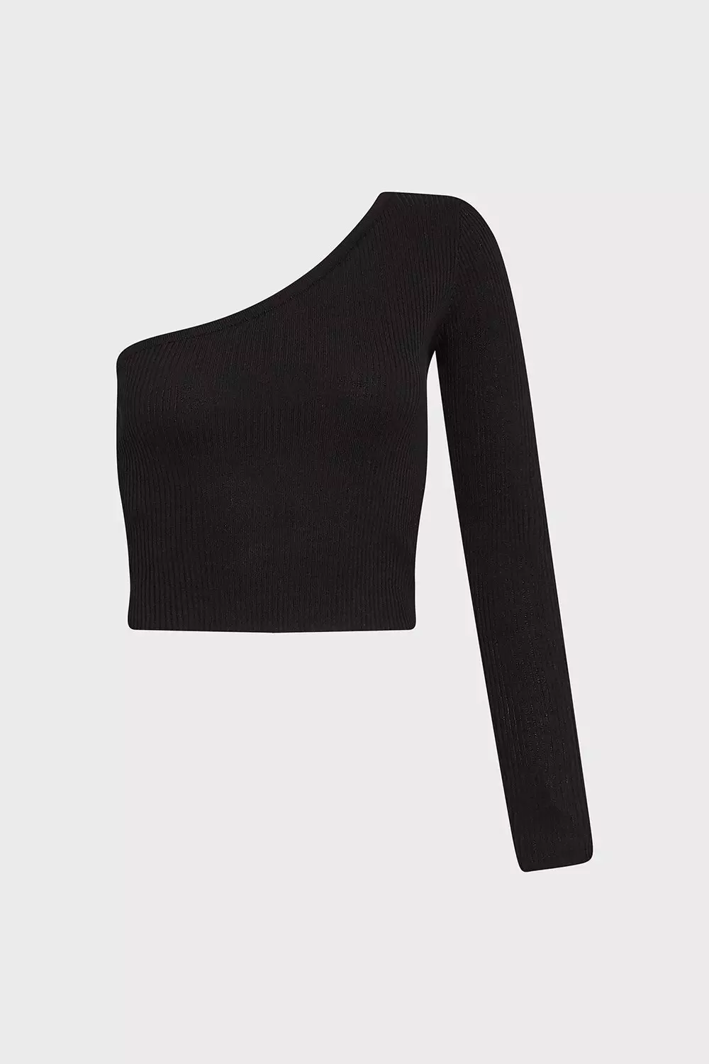 One Shoulder Knitted Top | Karen Millen
