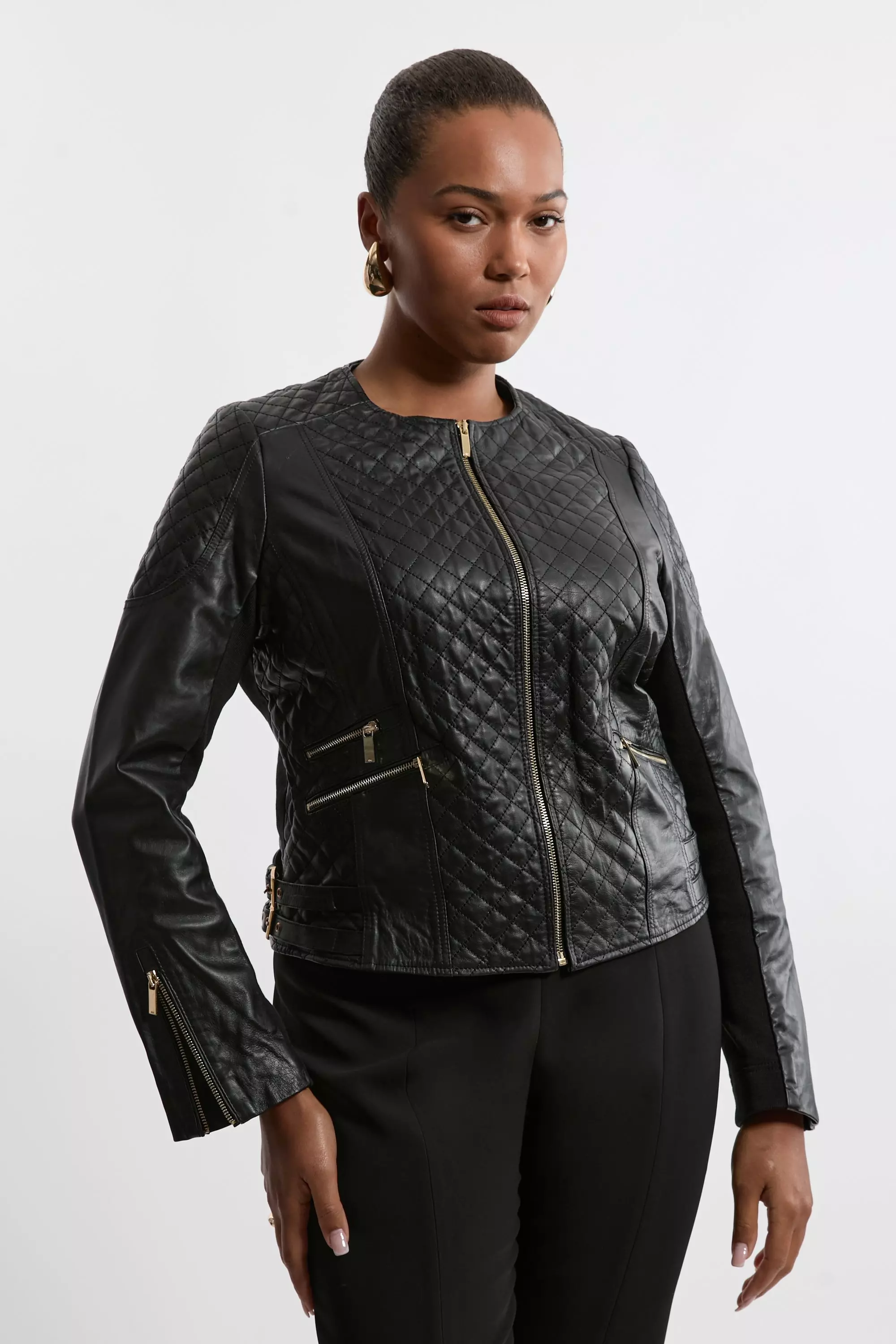 Plus size womens quilted jackets best sale