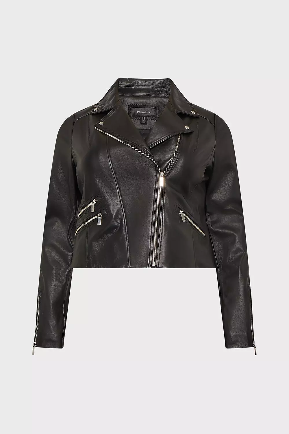 Karen millen velvet biker jacket best sale