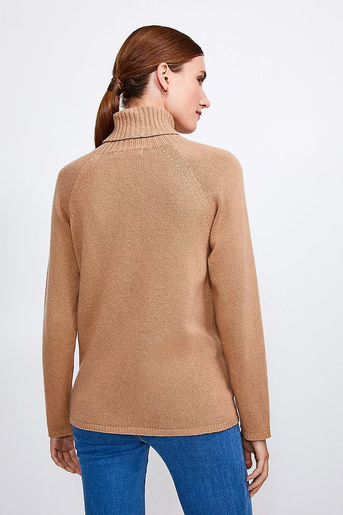 Cashmere Blend Turtleneck Sweater | Karen Millen Cashmere Blend Turtleneck Sweater | Karen Millen