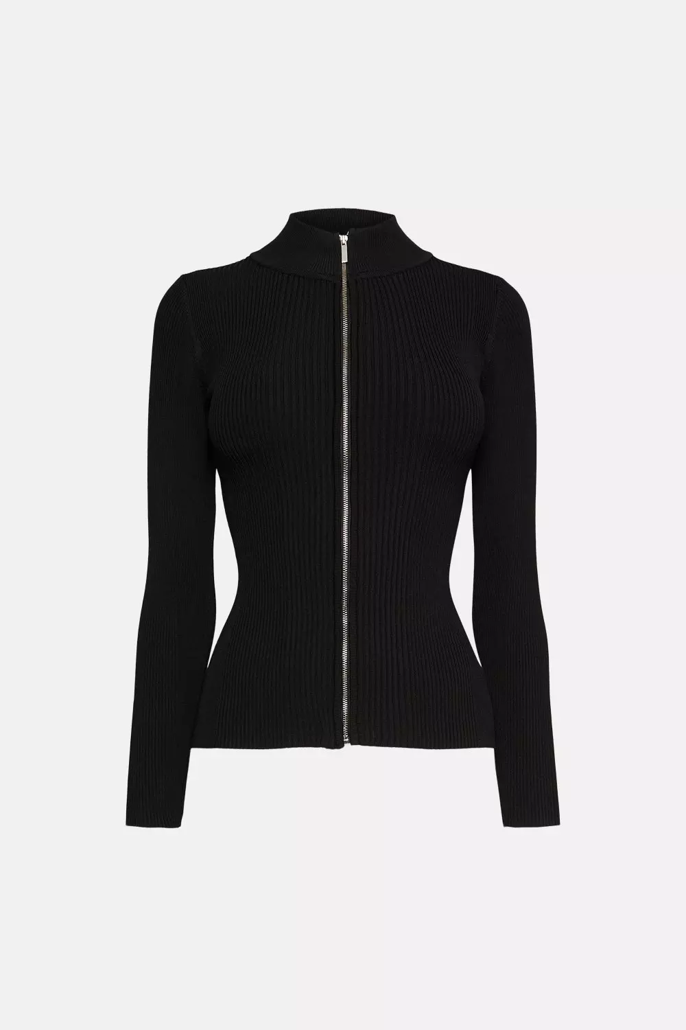 Funnel neck cardigan hot sale