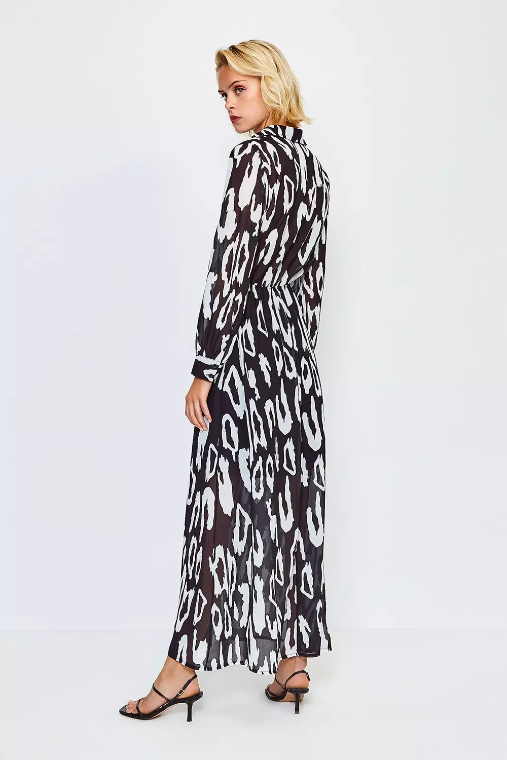 Animal Print Shirt Dress Karen Millen