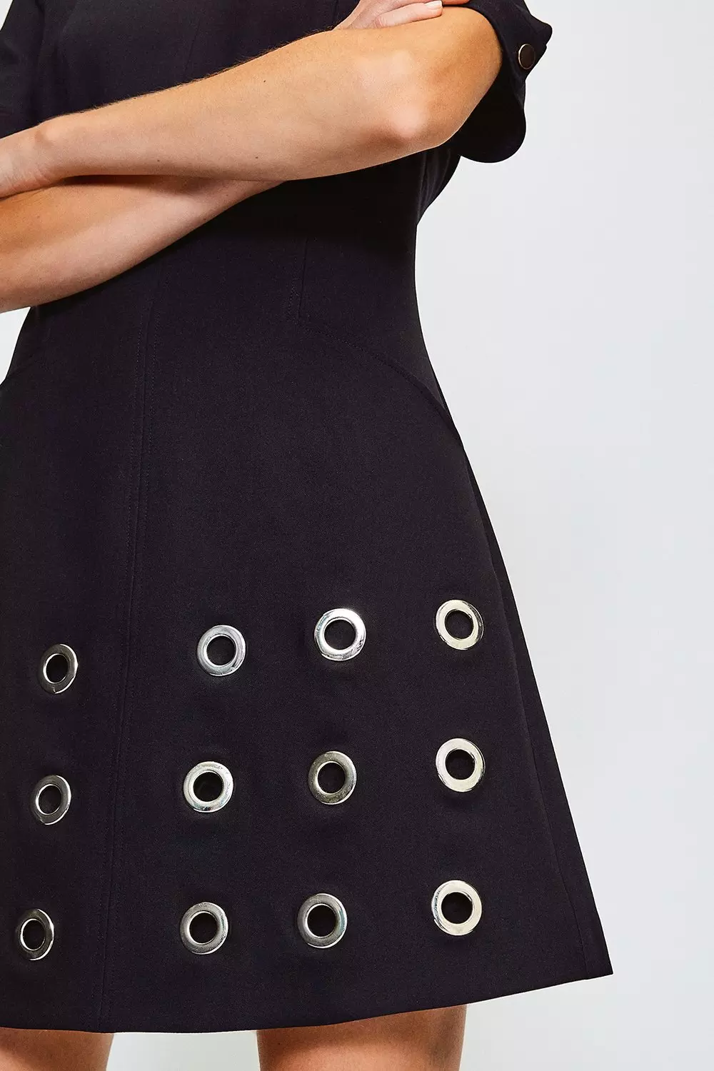 Karen millen eyelet dress clearance