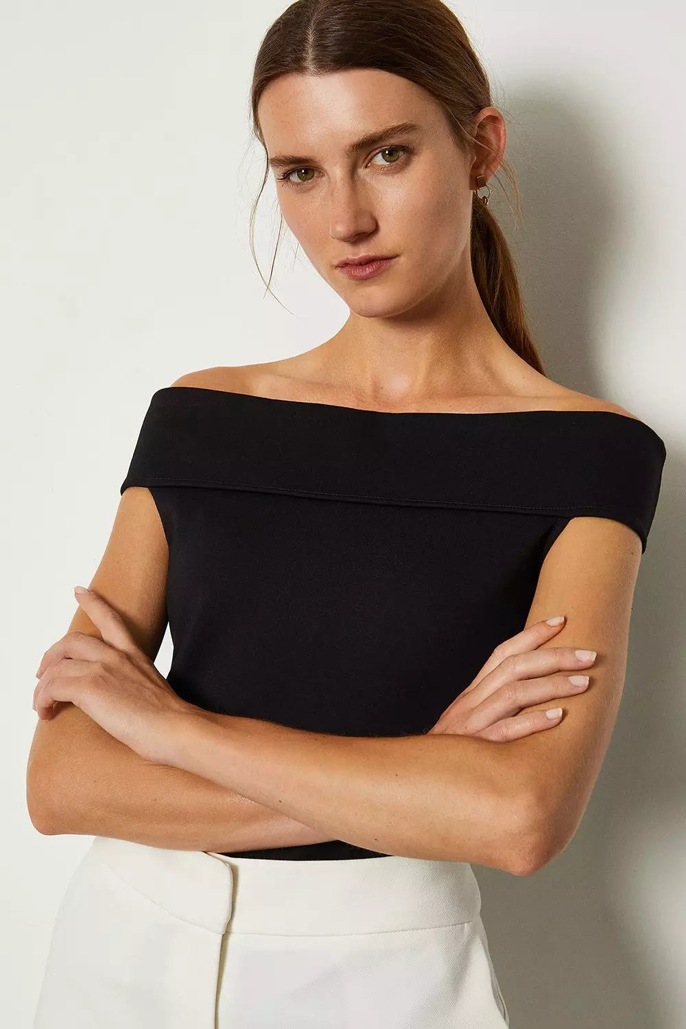 Karen millen bardot top best sale