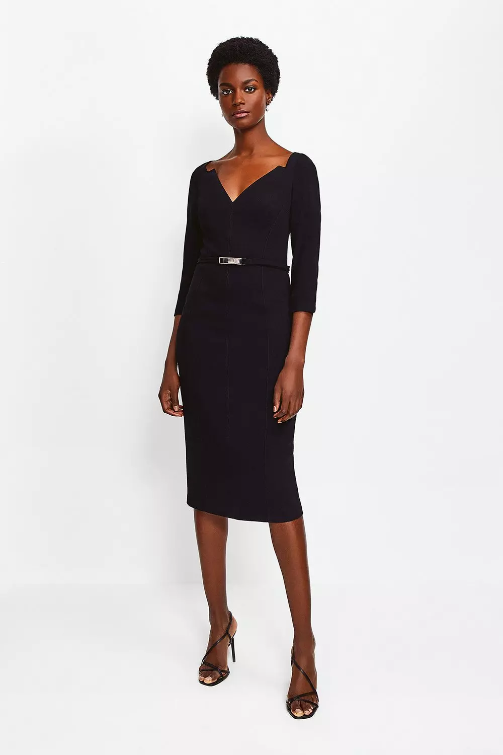 Karen millen black cocktail dress hotsell