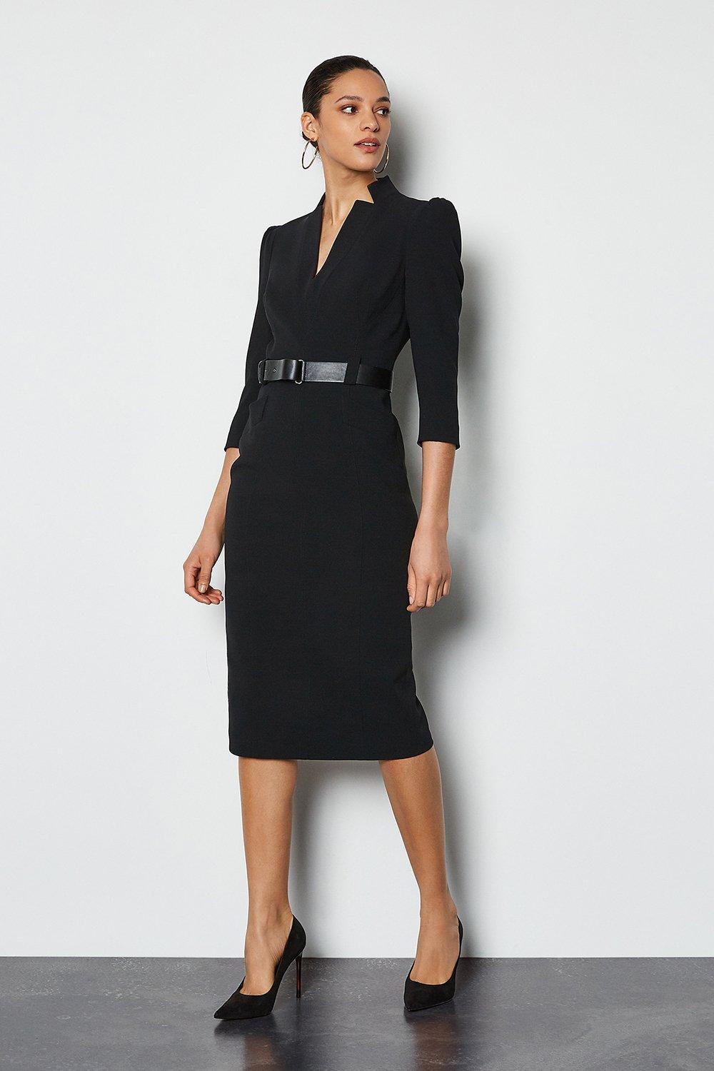 Karen millen forever dress black on sale