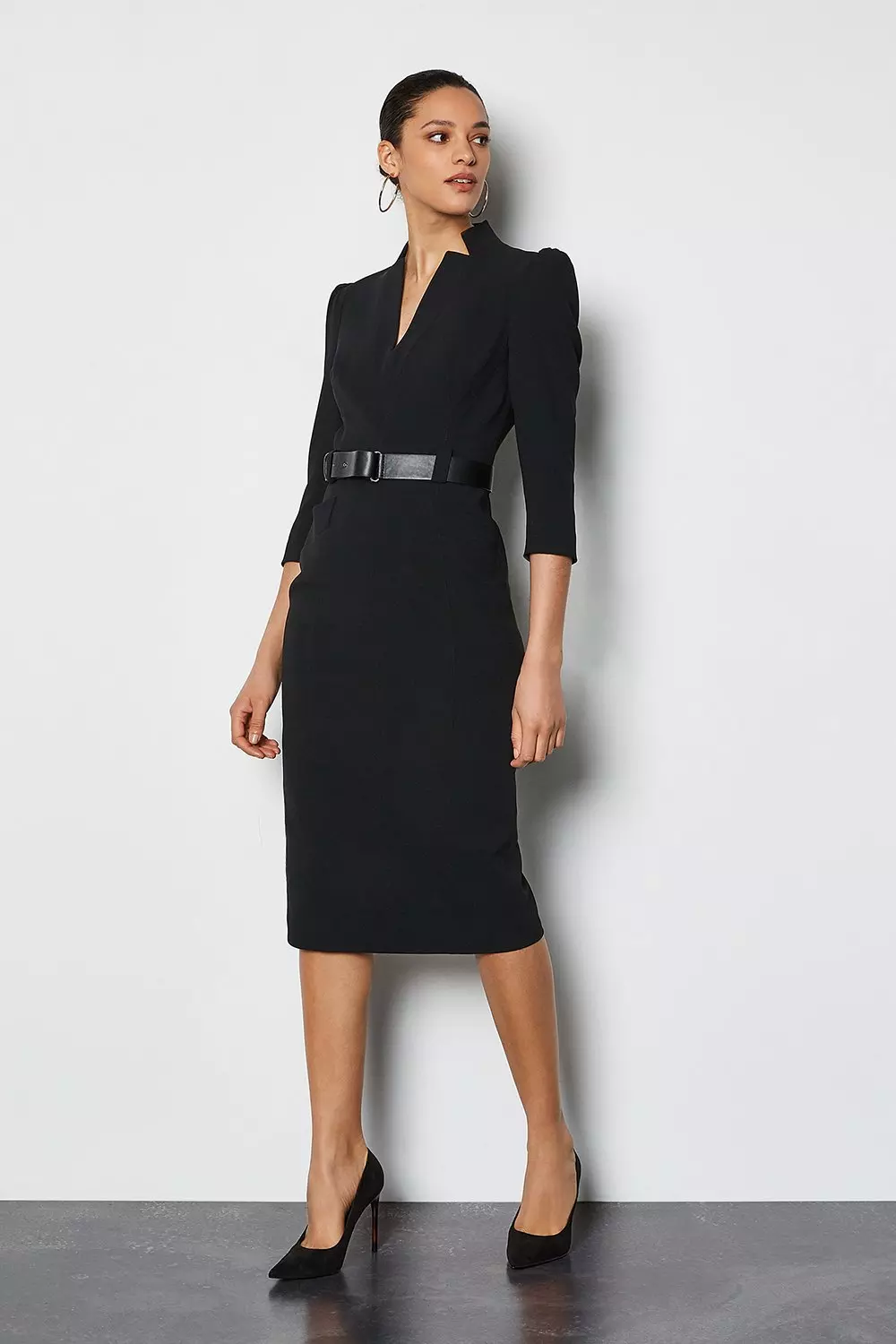 Karen millen black dress on sale