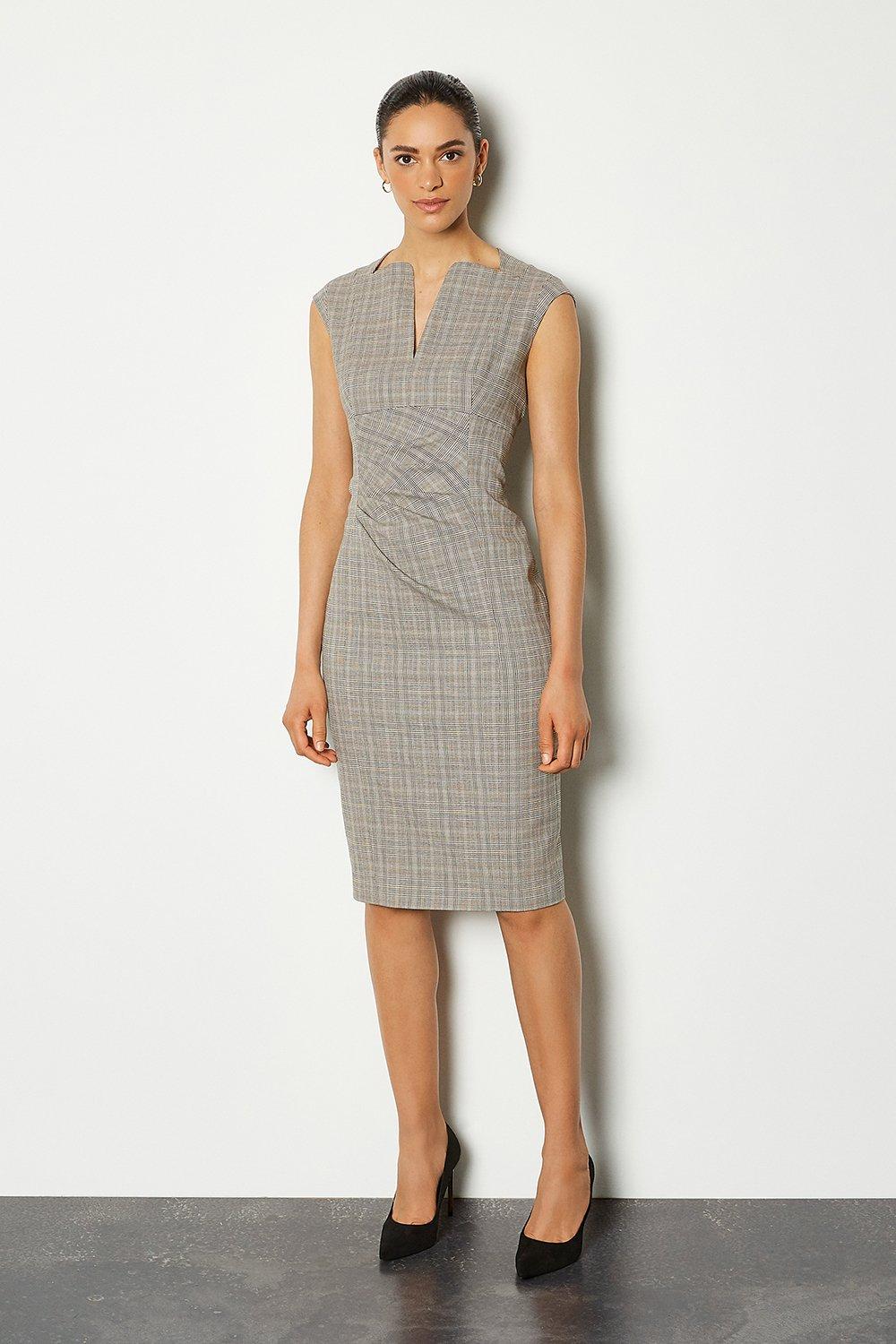 Karen millen grey dress best sale