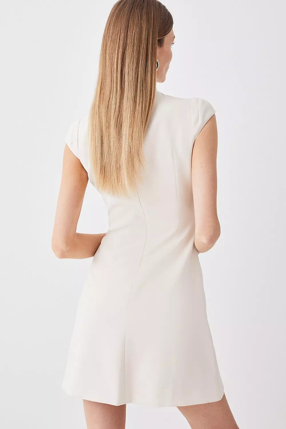 関送込【KAREN MILLEN】プチミリタリーテーラードドレス Karen Millen】プチ テーラード ミリタリー ミニ ドレス