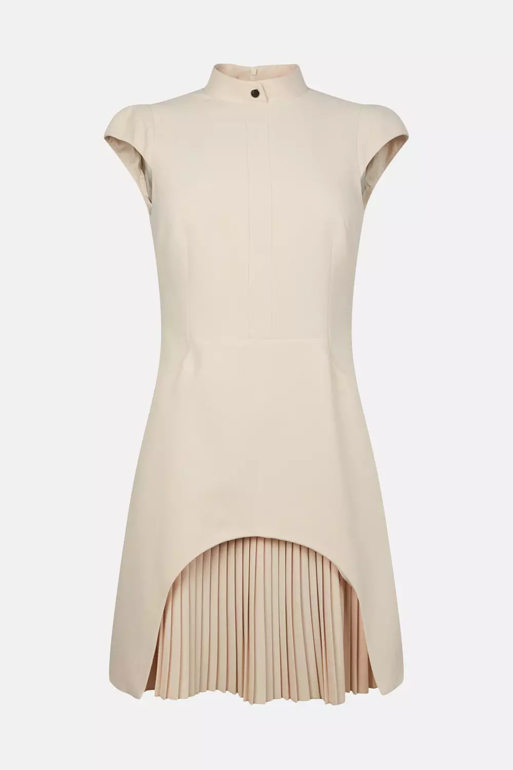 関送込【KAREN MILLEN】ミリタリープリーツ半袖ミニドレス 4色 Utility Dresses | Karen Millen US