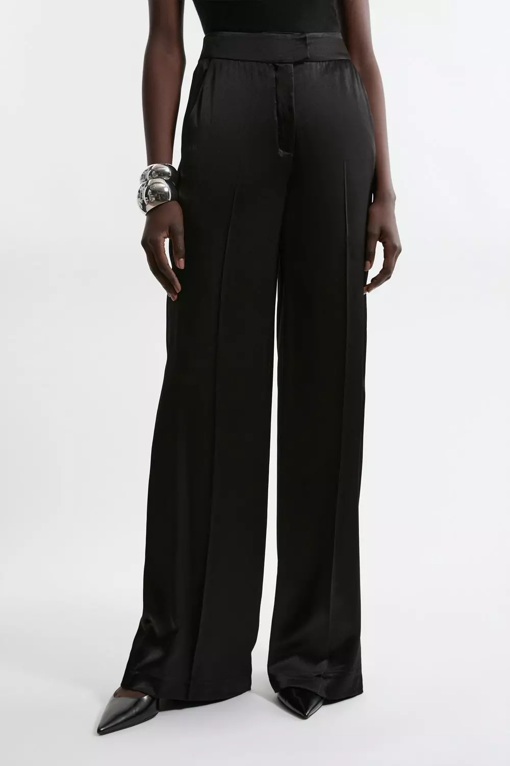 Karen millen black trousers best sale