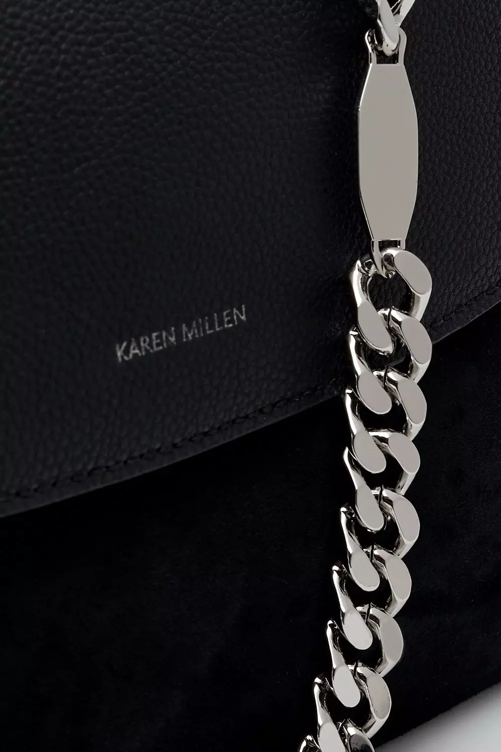 Regent Suede Shoulder Bag Karen Millen