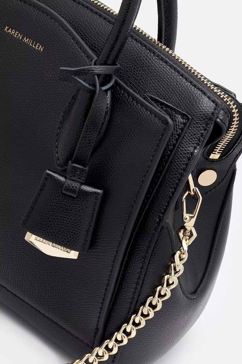 Karen millen black handbag sale